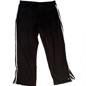Athletic Works Black Joggers with White Stripes